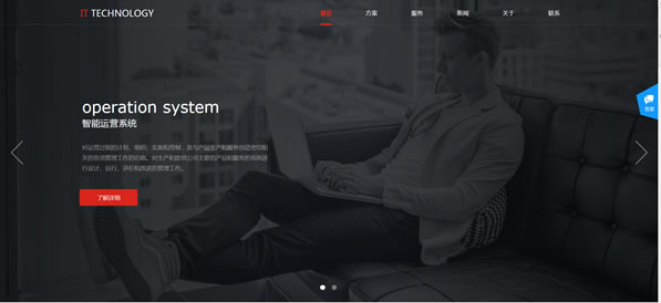 网络IT公司网站模板T10118.jpg 网络IT公司网站模板T10118.jpg